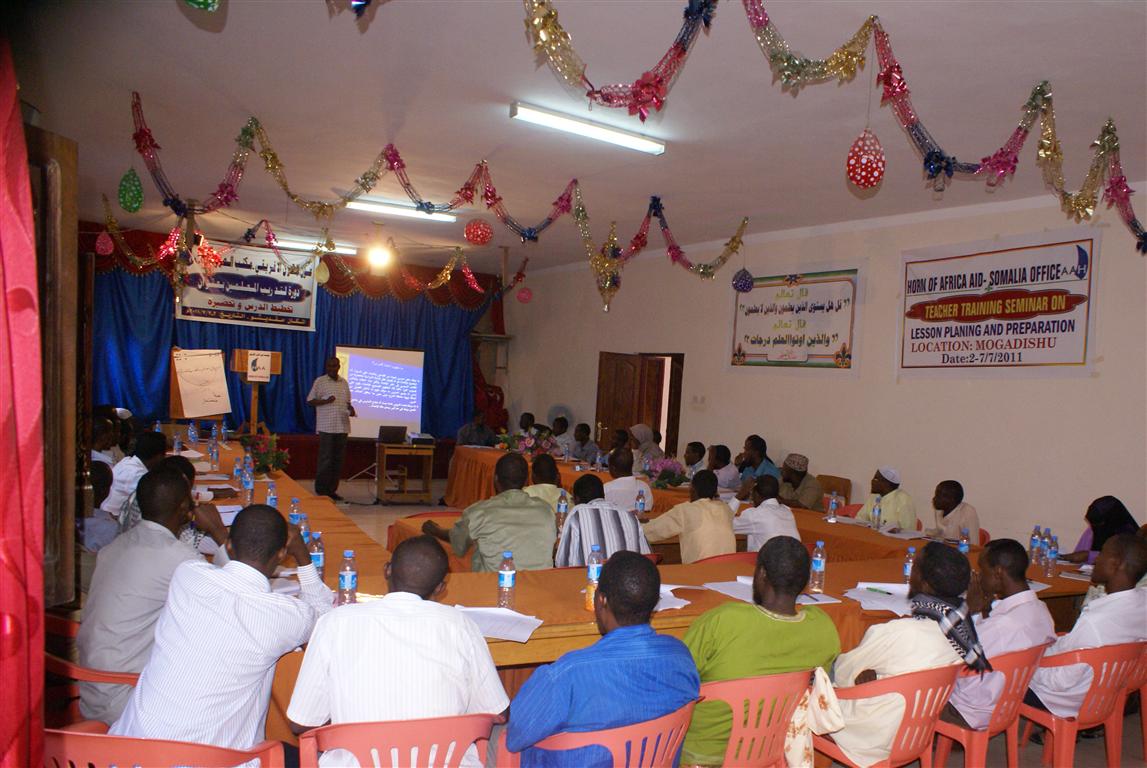 Horn of Africa Aid Training Session in Mogadishu Somalia
